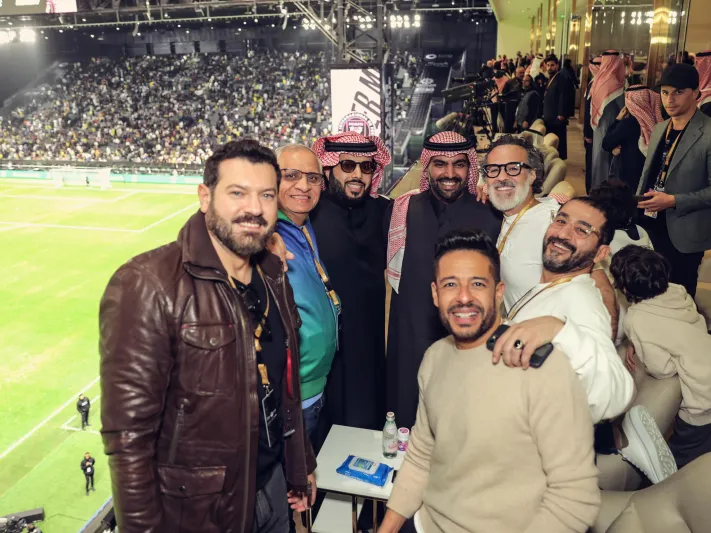 نجوم العرب في مدرجات كأس موسم الرياض (فيديو وصور)