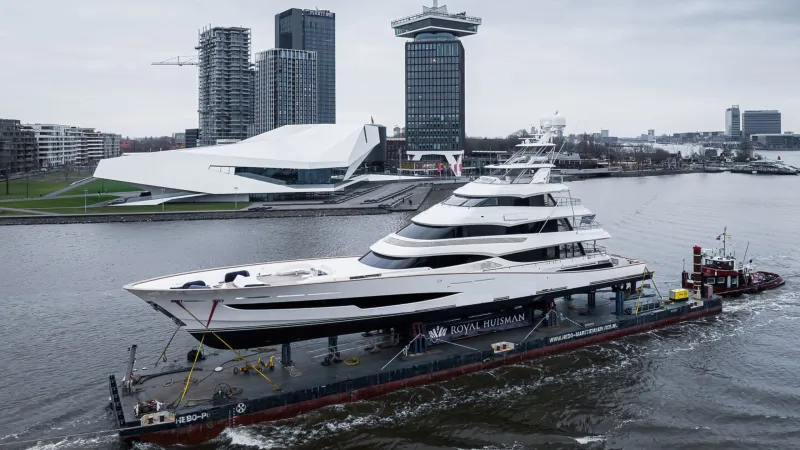 Royal Huisman تطلق "Project 406" أكبر يخت رياضي فاخر في العالم