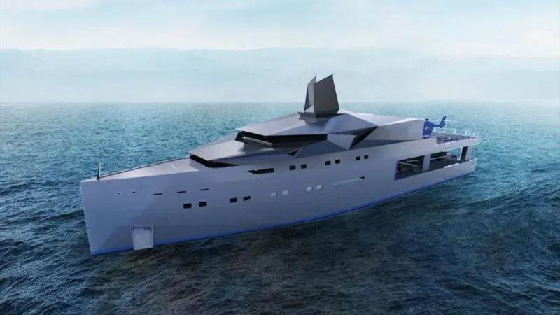 الكشف عن يخت الدعم الفاخر "ORIGAMI" بسعر 48 مليون يورو