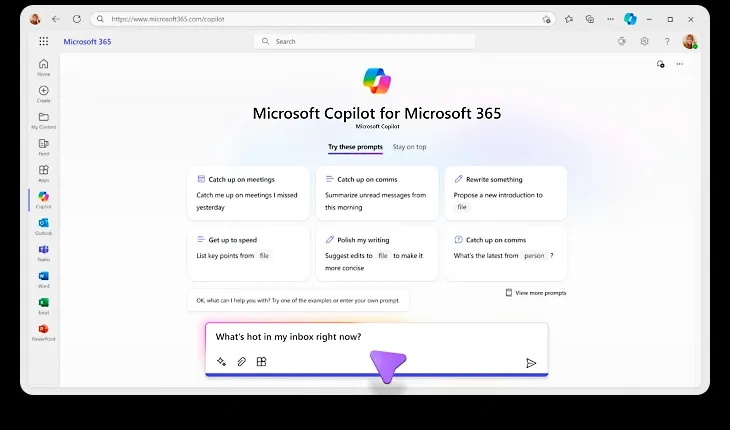 مايكروسوفت تطلق المساعد الافتراضي "Microsoft 365 Copilot"