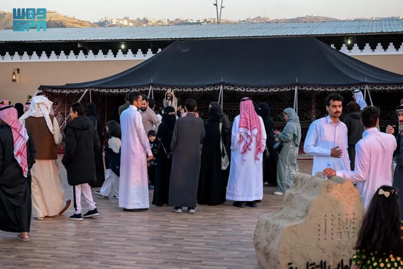 وكالة الأنباء السعودية "بيت الشعر" يستقطب الزوار لقرية التأسيس بمدينة الباحة