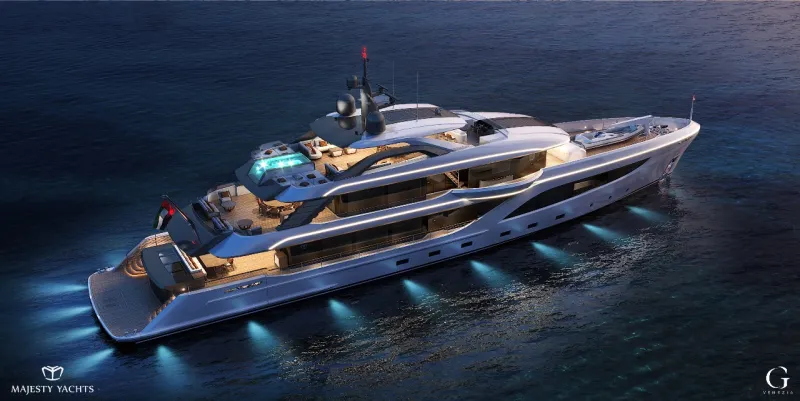 "جلف كرافت" تحتفي ببيع أحدث يخوتهما الفاخرة "ماجستي 160"