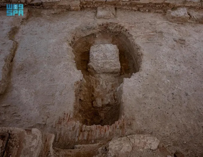 الكشف عن أنماط معمارية في مسجد عثمان بن عفان بجدة تعود إلى 1200 عام