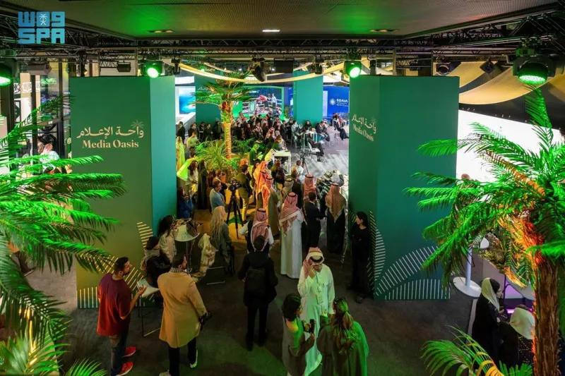 مشروع "واحة الإعلام" السعودي - المصدر: وكالة الأنباء السعودية ترشيح مشروع "واحة الإعلام" السعودي للفوز بجائزة الأمم المتحدة "WSIS 2024"