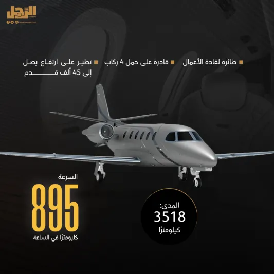 Cessna Citation Ascend رفاهية الأعالي تتجاوز وترتقي..