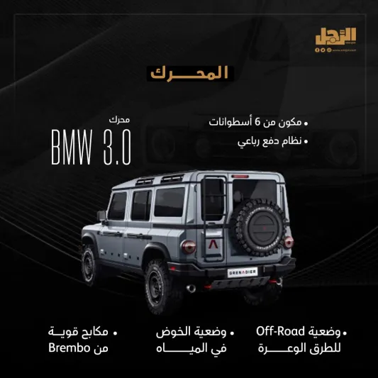  INEOS Grenadier تحدَّ الطرق الوعرة بلا تردد