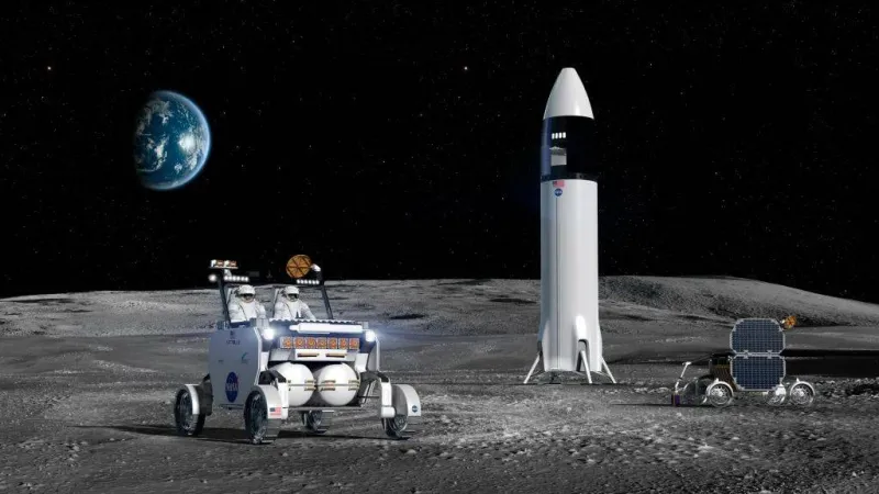 ناسا تختار ثلاثة تصاميم لمركبات مستقبلية تسير على سطح القمر