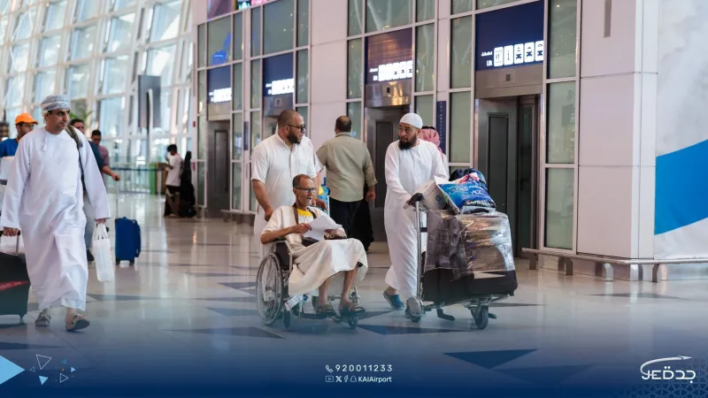 المصدر: حساب مطار الملك عبدالعزيز على منصة X بـ 5.38 مليون معتمر و 32 ألف رحلة.. مطار الملك عبدالعزيز بجدة يسجل إنجازًا هائلاً