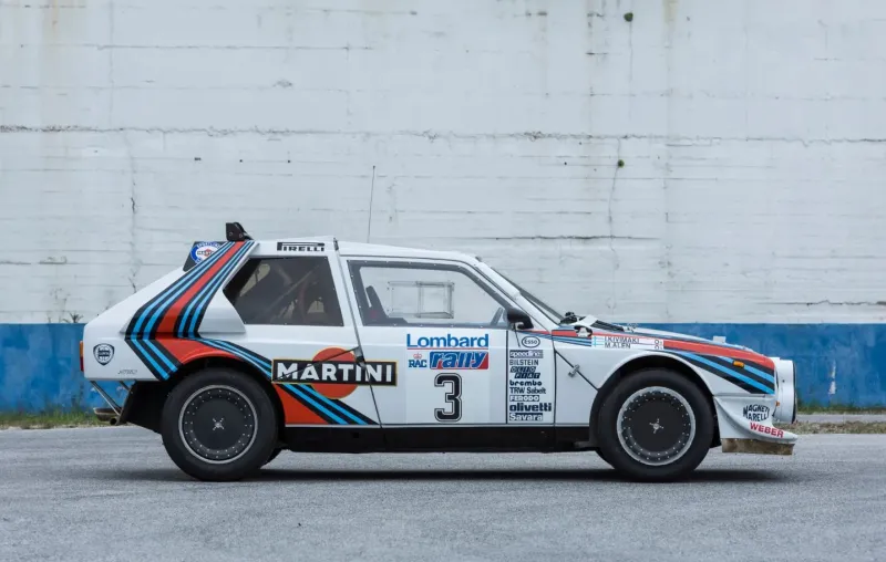 سيارة "Lancia Delta S4 Rally" موديل 1985 للبيع في مزاد بـ "موناكو"