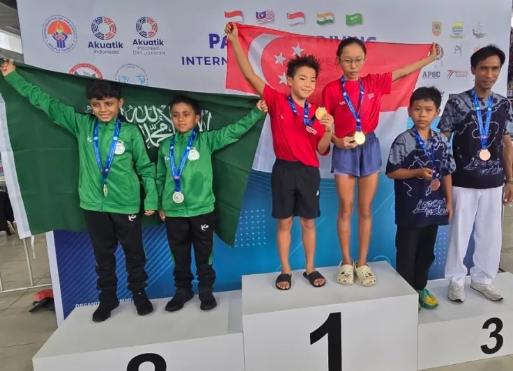 15 ميدالية للمنتخب السعودي للغطس في بطولة جاكرتا الدولية