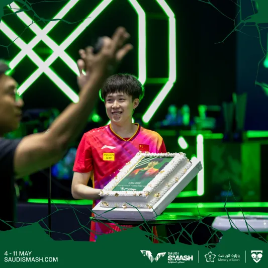 "وانغ" و"تشين" يحرزان لقب سماش السعودية 2024 لكرة الطاولة