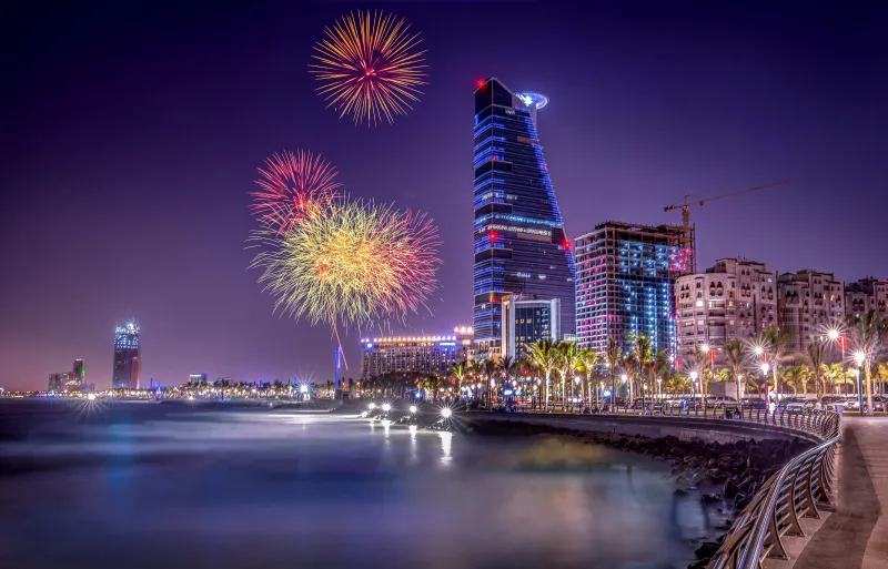 احتفالية جدة سيتي سكيب – المملكة العربية السعودية - المصدر: Shutterstock السعودية خلال عيد الأضحى 2024.. وجهات سياحية مذهلة
