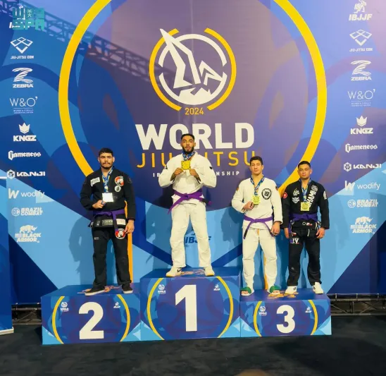 5 ميداليات للمنتخب السعودي للجوجيتسو في بطولة IBJJF الدولية