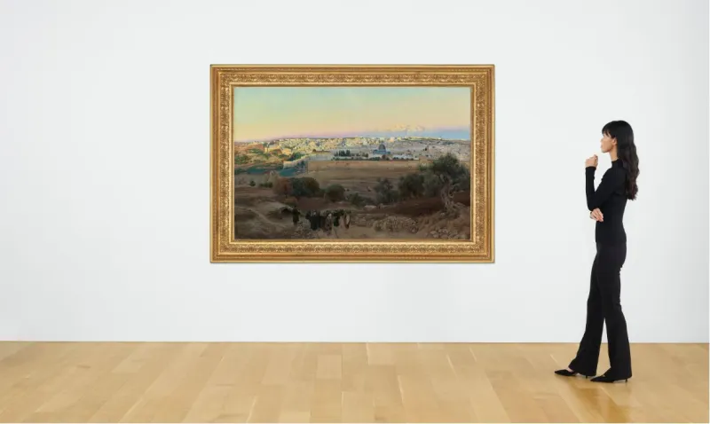 لوحة تصوّر "القدس" للبيع في مزاد مقابل 1.2 مليون جنيه إسترليني