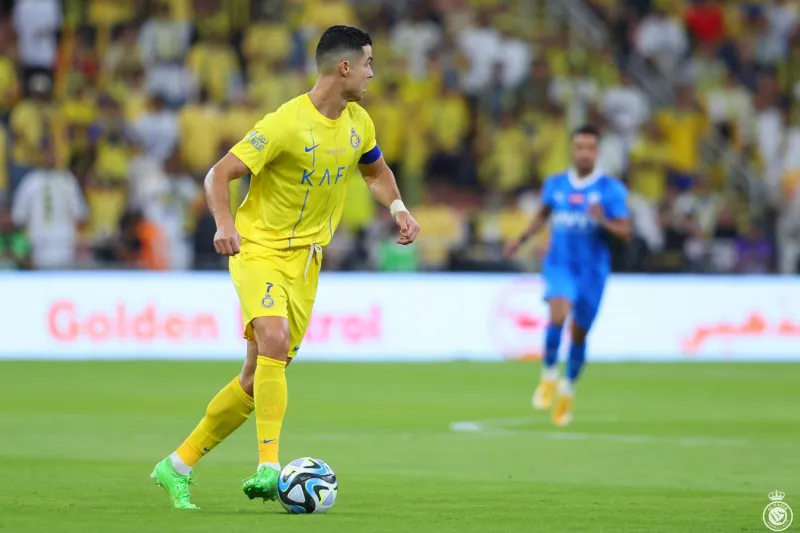 كريستيانو رونالدو خلال مباراة كأس الملك - المصدر: حساب النصر على منصة X "رونالدو" يبكي بحرقة بعد خسارة النصر أمام الهلال في نهائي كأس الملك (فيديو)