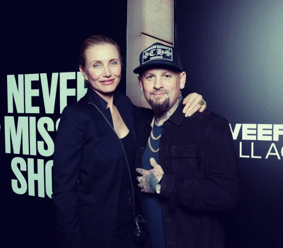 نجمة هوليوود كاميرون وزوجها الموسيقي بنجي مادن - المصدر: حساب benjaminmadden عبر instagram. بنجي مادن وكاميرون دياز يبيعان منزلهما الفاخر بـ 16 مليون دولار.. ما السبب؟