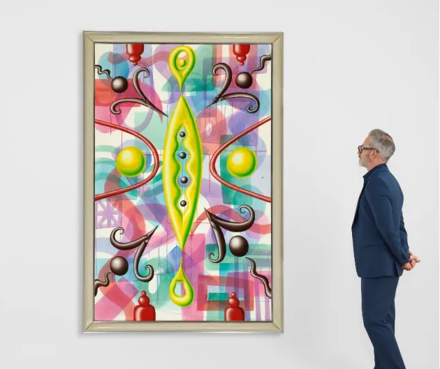 لوحة "Fabuvalia" للأمريكي "كيني شارف" للبيع بمزاد في نيويورك