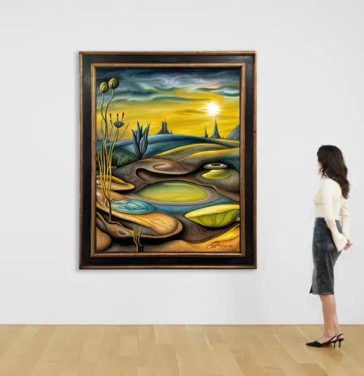 لوحة "Sweet" - المصدر: christies عرض لوحة فنية مبتكرة باستخدام الذكاء الاصطناعي بمزاد في نيويورك