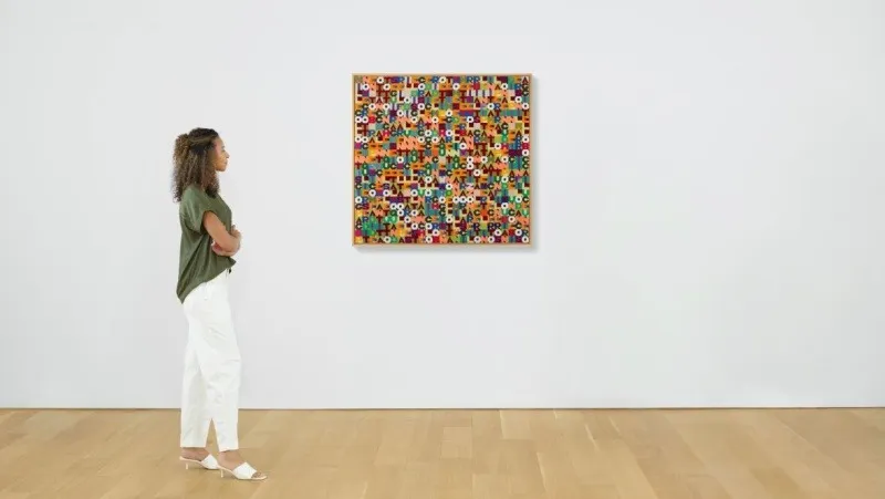 بيع لوحة مطرزة من أعمال "أليغييرو بويتي" بـ 453 ألف إسترليني في مزاد