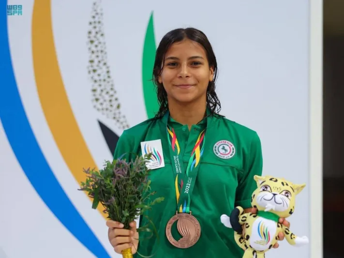 السباحة مشاعل العايد تدشن المشاركة السعودية في أولمبياد باريس 2024