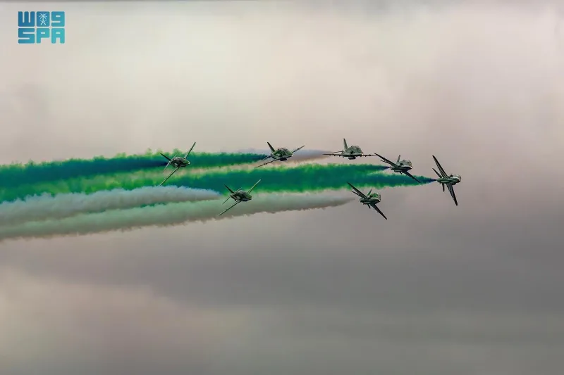 الصقور السعودية تتألق بعروض مميزة في "RIAT 2024"