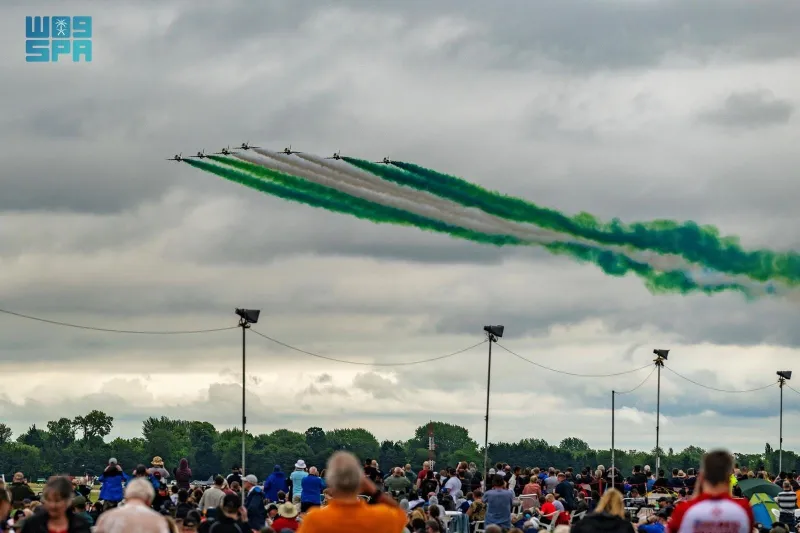 الصقور السعودية تتألق بعروض مميزة في "RIAT 2024"