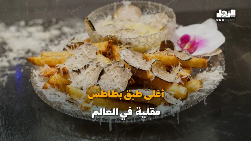 أغلى طبق بطاطس مقلية  في العالم (فيديوجراف)