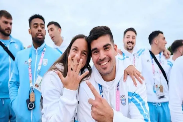 قصة حب أولمبية: زواج داخل معسكر الأرجنتين قبيل أولمبياد باريس 2024 (فيديو)