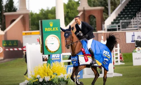 بعد دعم وحضور بيل غيتس.. الفارس المصري نائل نصار ينسحب من الأولمبياد