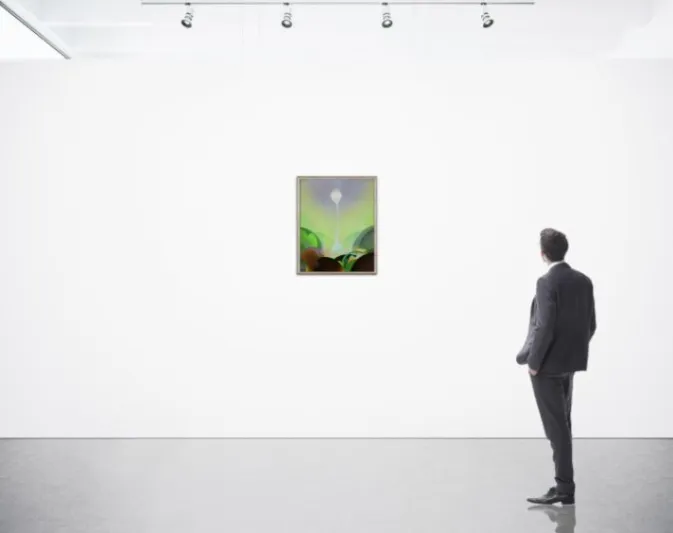 لوحة "Flowering" لـ"آجنيس بيلتون" للبيع بـ500 ألف دولار في مزاد