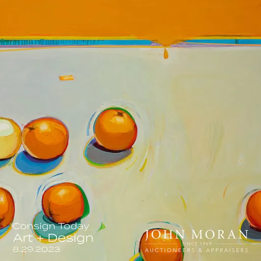 عرض لوحة "البرتقال المتدحرج" في مزاد بكاليفورنيا