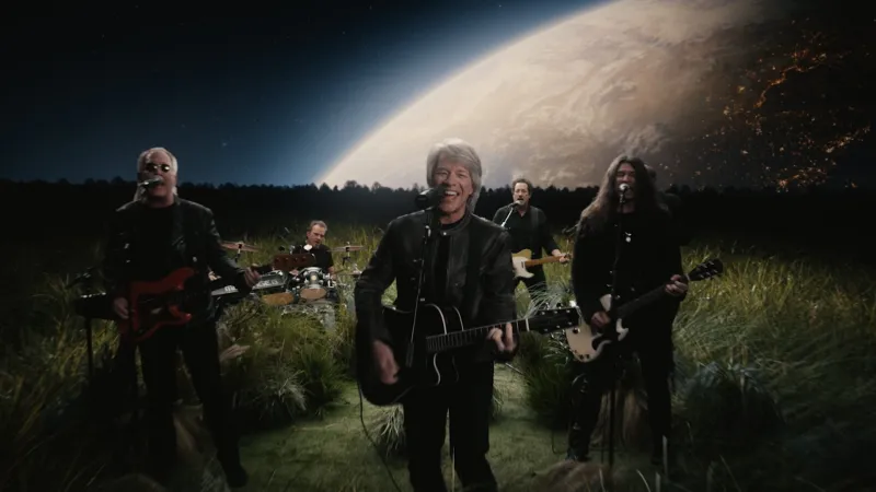 نجم الروك "جون بون جوفي" ينقذ حياة سيدة من الموت (فيديو)