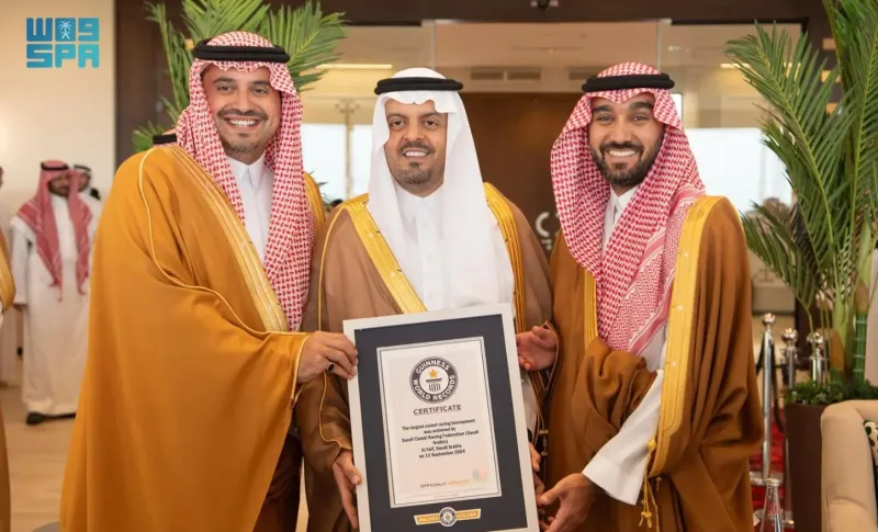 مهرجان ولي العهد للهجن يدخل موسوعة "جينيس" للمرة الرابعة