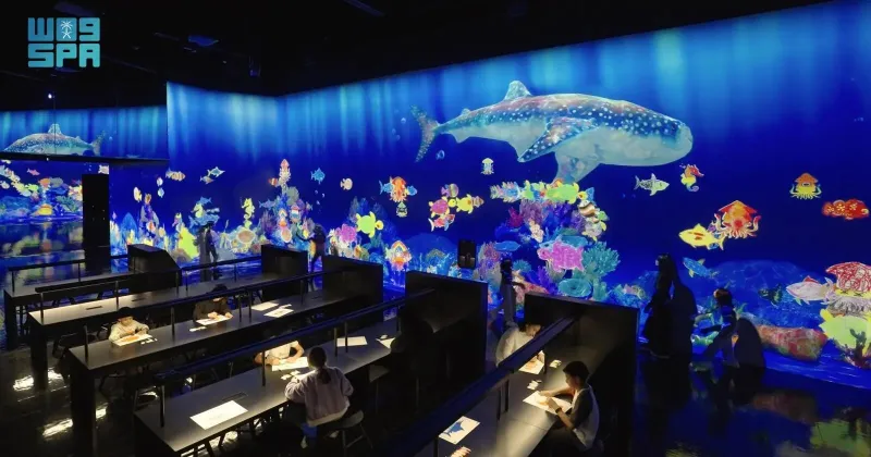 بتجارب فنية وتعليمية.. متحف "تيم لاب بلا حدود جدة" يحتفل باليوم الوطني الـ94