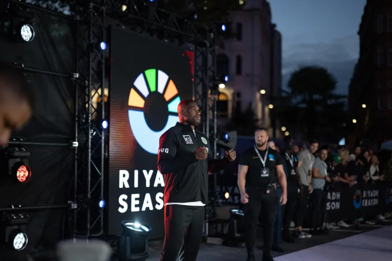 نجوم الملاكمة يتألقون في حفل استقبال "Riyadh Season Card Wembley Edition"