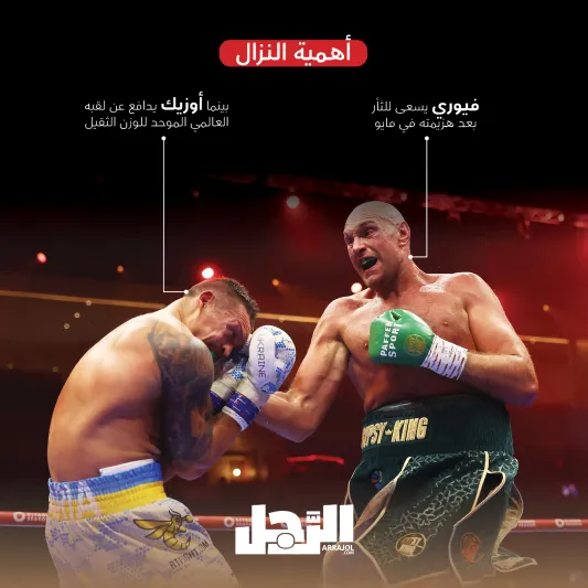 السعودية تستضيف أكبر نزال ملاكمة في العالم (إنفوجراف)