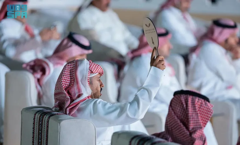 بيع 4 صقور مقابل 485 ألف ريال بمزاد نادي الصقور في ليلته الثامنة