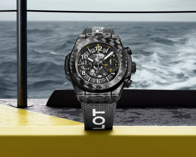 ساعة Hublot الجديدة Big Bang Unico Sailing Team لخوض المحيطات - المصدر: Hublot بإصدار محدود يضم 100 قطعة.. Hublot تصدر ساعتها الأحدث لخوض المحيطات Big Bang Unico Sailing Team