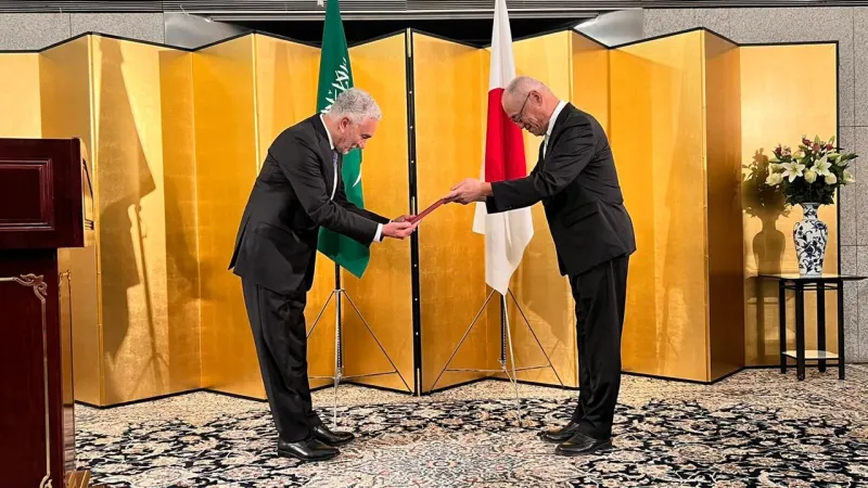 بعد تكريمه من وزير الخارجية الياباني.. سفير اليابان لدى المملكة يقيم حفل استقبال لمهدي كاتبه رئيس شركة "يونيتشارم الخليج"