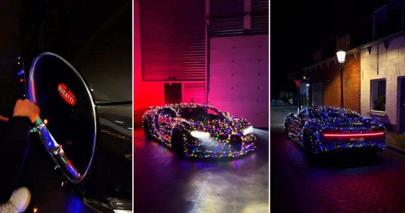 بـ4.25 مليون دولار.. بوغاتي شيرون تتحول إلى أغلى شجرة عيد ميلاد (فيديو)