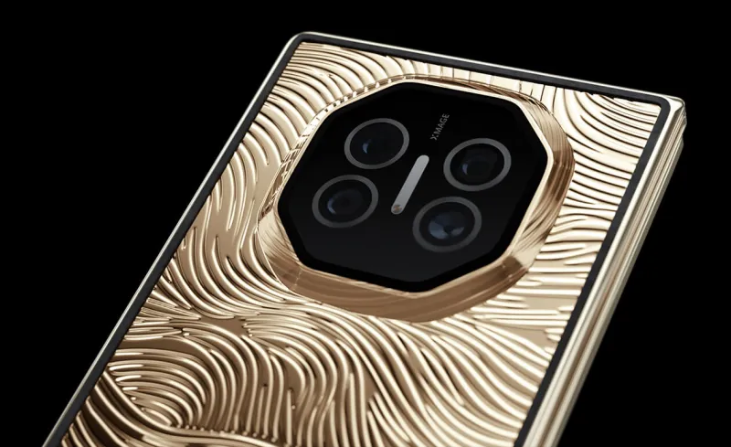 إصدار استثنائي مغطى بالذهب لهاتف "هواوي Mate XT Ultimate" من "كافيار"