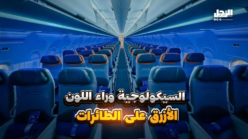 السيكولوجية وراء اللون الأزرق على الطائرات (فيديوجراف)