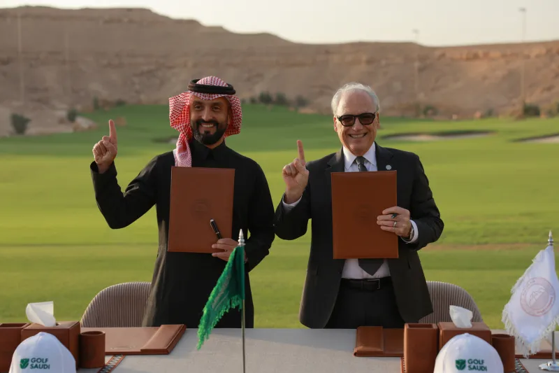شركة الدرعية توقع مع "جولف السعودية" لتشغيل ملعب وادي صفار والنادي الملكي للجولف