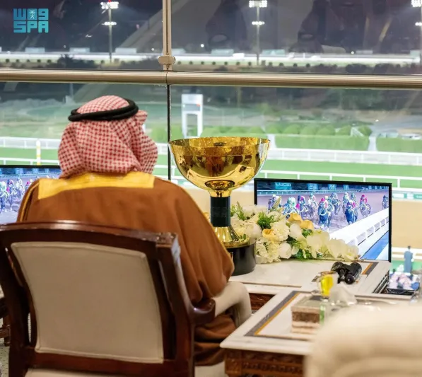 تتويج الفائزين بكؤوس الملك عبدالعزيز وخادم الحرمين الشريفين للخيل