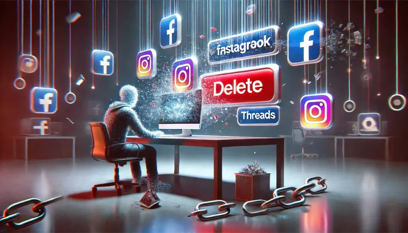 كيف تحذف حسابك على "فيسبوك" و"إنستغرام" و"ثريدز"؟