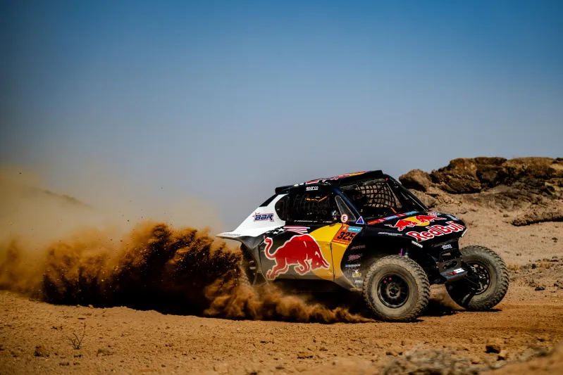 فعاليات رالي داكار السعودية - المصدر: DAKAR RALLY الجنوب إفريقي لاتيغان يتصدر المرحلة التمهيدية لرالي داكار في السعودية