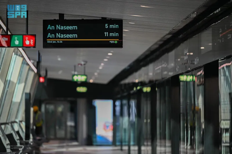 اكتمال تشغيل مسارات مشروع قطار الرياض