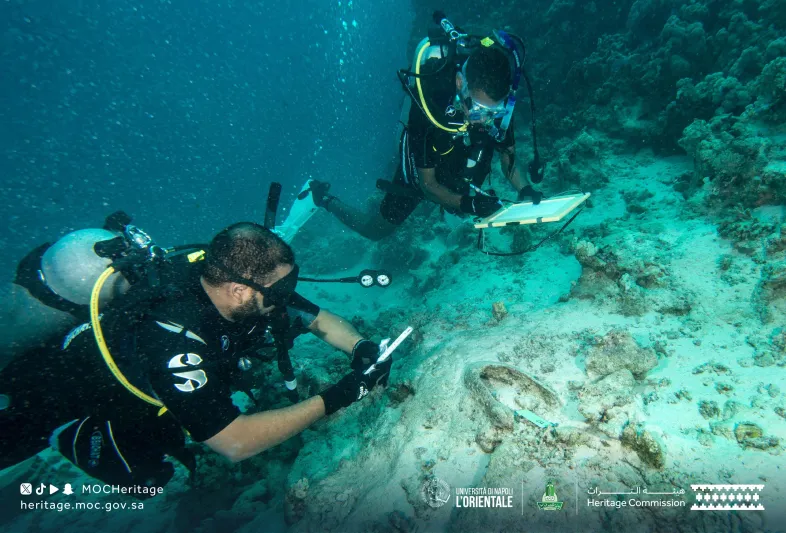 هيئة التراث تطلق المرحلة الثانية لتوثيق مواقع التراث المغمور في البحر الأحمر