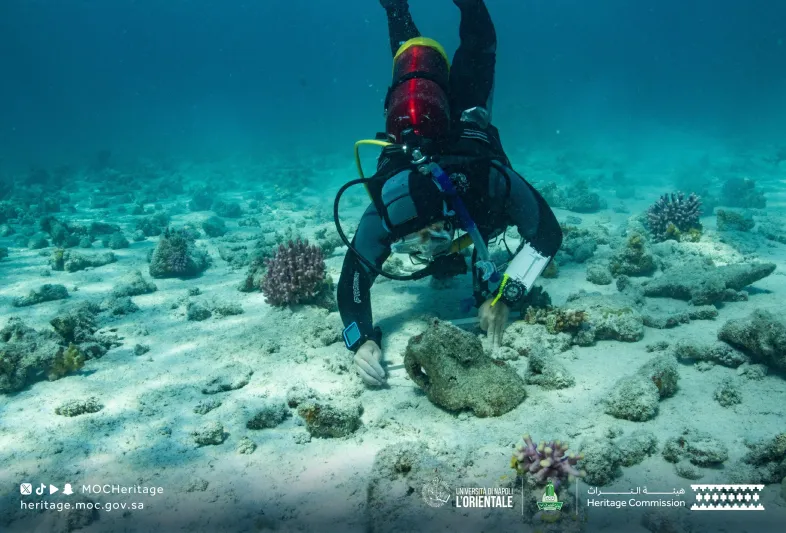 هيئة التراث تطلق المرحلة الثانية لتوثيق مواقع التراث المغمور في البحر الأحمر