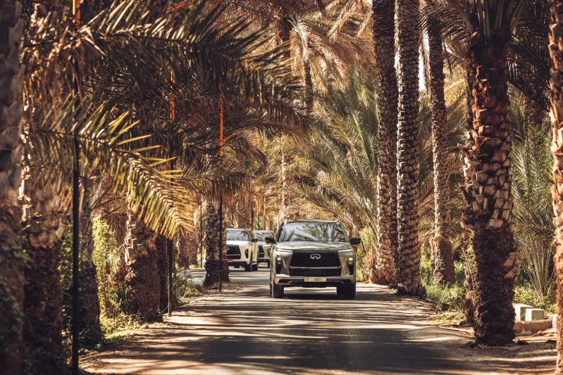 INFINITI QX80:  تجربة قيادة تخطت حدود الفخامة في جبال عُمان